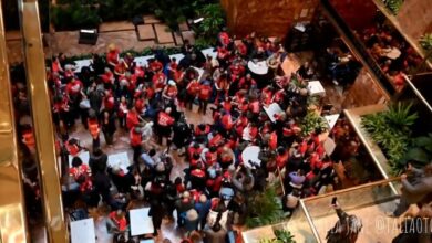 The onslaught of anti -war Jews on Trump Tower and the arrest of 4 people+Movie