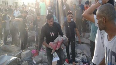 2 martyrs and 2 injured in a school bombing in Gaza