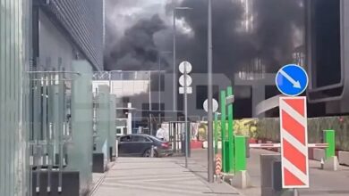 ۳ انفجار در پارکینگ یک مرکز خرید در مسکو+ فیلم