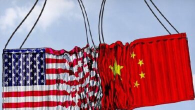 Forecasting a 5 % collapse of trade between China and the US