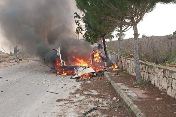 Israeli Drone Strike Targets Vehicle in Southern Lebanon /Lebanon , Israel , drone strike , Hezbollah , military operation