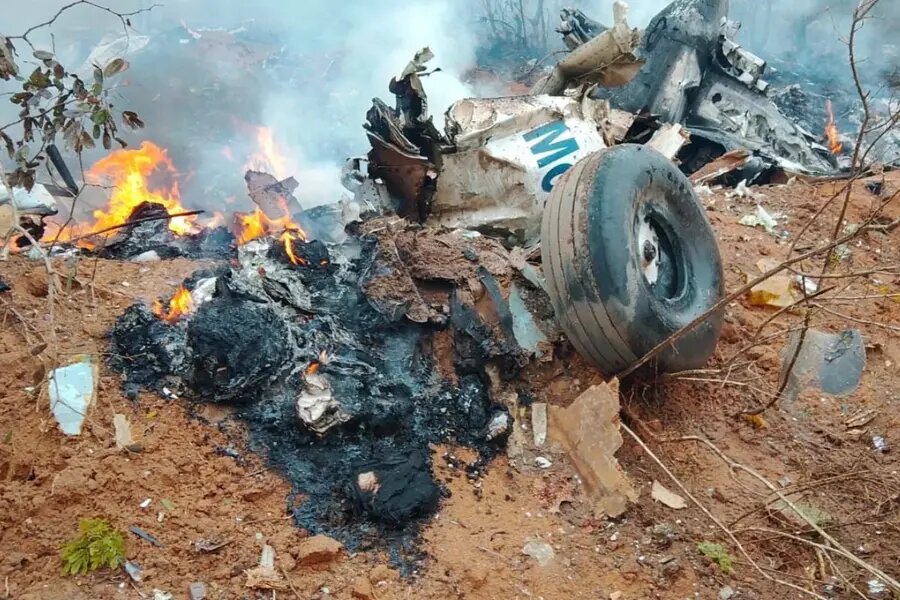 Sudan Military Plane Crash Kills Entire Crew Near Port Sudan /Sudan , plane crash , Ilyushin-76 , military , aviation accident