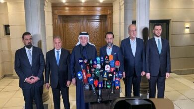 Iraq's National Political Council Nominates Candidate for Parliament Speaker /Iraq , Parliament , Hibet al-Halbousi , National Political Council , Khamis al-Khanjar