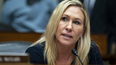 Trump Angered by Epstein Document Release, Says Marjorie Taylor Greene /Donald Trump , Marjorie Taylor Greene , Jeffrey Epstein , Document Release , Republican Party