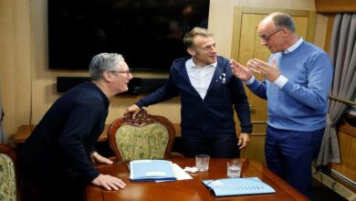 Trump Holds Talks with UK, French, and German Leaders on Ukraine /Donald Trump , Ukraine , Ker Starmer , Emmanuel Macron , Friedrich Merz