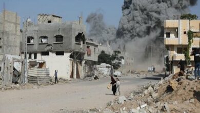 Israeli Attacks on Gaza Continue: Bodies of 14 Palestinian Martyrs Recovered /Gaza , Israeli attacks , Palestinian martyrs , airstrikes , Khan Younis