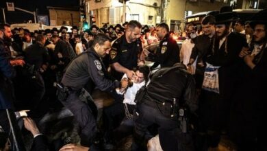 Hundreds of Haredim Arrested in Protests Against Mandatory Military Service in Israel /Israel , Haredi Jews , military service , protests , Netanyahu
