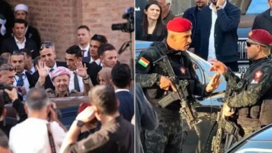 Ankara Angered by Barzani's Armed Entourage During Turkey Visit /Turkey , Iraq , Barzani , Kurdistan , Politics