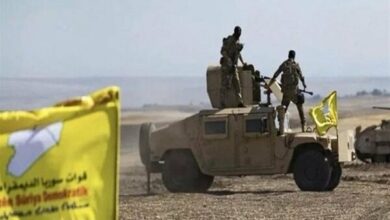 SDF Forces Target Hay'at Tahrir al-Sham Positions in Northern Syria /Syria , SDF , Hay'at Tahrir al-Sham , Tishrin Dam , drone strikes