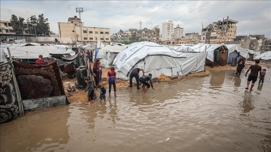 Gaza Under Water: Flooding Crisis Hits Palestinian Refugee Camps Amid Ongoing Blockade /Gaza , Flooding , Refugee Camps , Humanitarian Crisis , Blockade