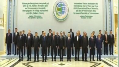 World Leaders Convene at International Peace and Trust Summit in Turkmenistan /Turkmenistan , Peace Summit , Masoud Pezeshkian , Vladimir Putin , Recep Tayyip Erdogan