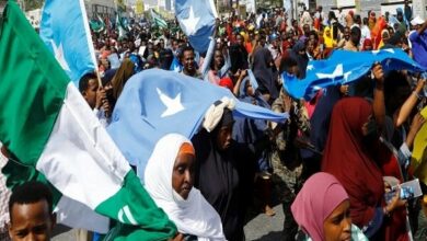 Mass Protests in Mogadishu Condemn Israeli Regime's Actions, Reaffirm Somalia's Unity /Somalia , Mogadishu , Israeli regime , Horn of Africa , Red Sea