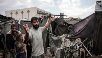 Zionist Occupiers Unleash Floodwaters on Palestinian Displacement Camps in Gaza /Gaza , Palestinian displacement , Israeli occupation , humanitarian crisis , Wadi flooding