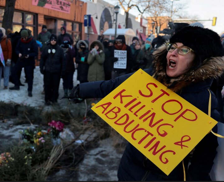 Nationwide Strike in US Protests Trump Administration's Immigration Policies /US strike , immigration protest , Trump policies , civil rights , ICE