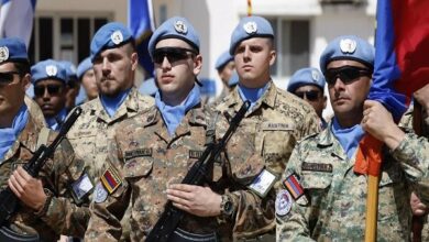 UNIFIL Reports Israeli Army Gunfire Targeting Peacekeeping Patrols /UNIFIL , Israeli army , peacekeeping , Blue Line , Lebanon