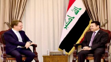 Iraq's National Security Advisor Meets French Ambassador to Discuss Regional Stability /Iraq , France , diplomacy , security , Middle East
