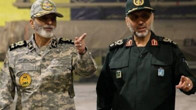 Iranian Armed Forces Chief Visits IRGC Aerospace Force Missile Base /Iran , IRGC , missile base , military inspection , defense readiness