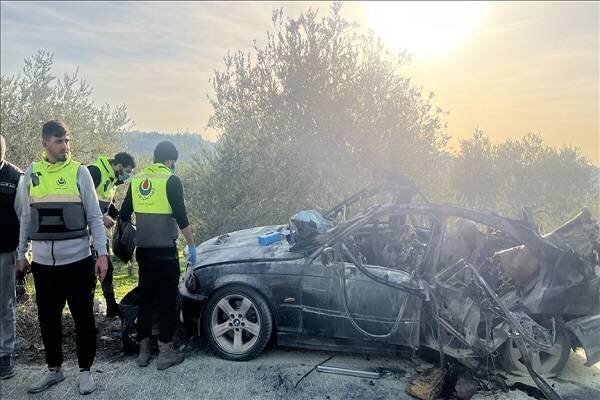 Four Killed in Israeli Airstrike Targeting Vehicle in Eastern Lebanon /Lebanon , Israeli Airstrike , Majdal Anjar , Ceasefire Violation , Zionist Regime