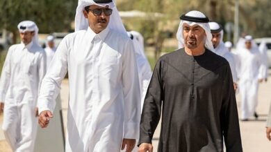 Emir of Qatar and UAE President Meet in Abu Dhabi to Discuss Regional Developments /Qatar , UAE , Abu Dhabi , Middle East Diplomacy , Regional Stability
