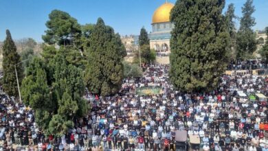 Hamas Urges Increased Palestinian Presence at Al-Aqsa Mosque Amidst Israeli Restrictions /Hamas , Al-Aqsa Mosque , Palestinian rights , Israeli restrictions , Ramadan