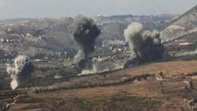 Israeli Forces Launch Artillery Strikes Against Southern Lebanon Towns /Israel , Lebanon , Artillery Attack , Ceasefire Violation , Southern Lebanon