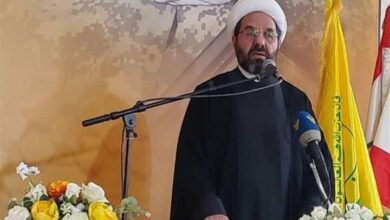 Hezbollah Executive Council Chief Asserts Iran is Central to Contradiction with Zionist Regime /Hezbollah , Sheikh Ali Daamouch , Iran-US relations , Zionist entity , Lebanese politics