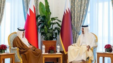Qatar Emir and Bahrain Crown Prince Discuss Regional Developments /Qatar , Bahrain , Amir , Crown Prince , Regional Developments