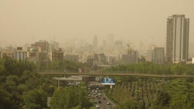 هوای تهران برای گروههای حساس، ناسالم است
