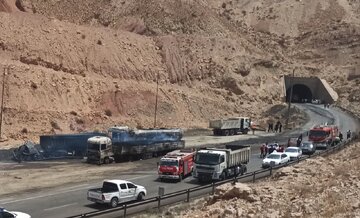آمار فوتیهای آتشسوزی در تونل تنگه زاغ به سه نفر رسید