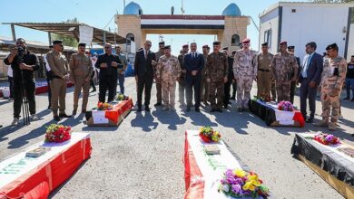 ایران به عطر شهدای دفاع مقدس معطر شد/ ورود پیکر ۱۸ شهید تازه تفحصشده از مرز شلمچه + فیلم و تصاویر