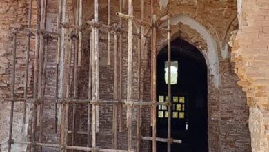 برچیدهشدن گنبد امامزاده سلیمان (ع) به علت احتمال ریزش