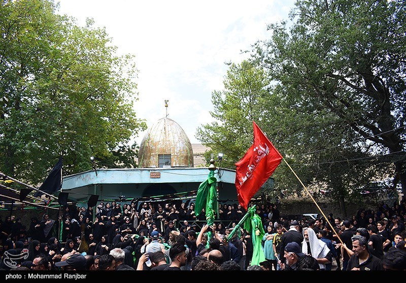 تصاویری از عزاداری مهاجرین افغانستانی مقیم تهران + فیلم