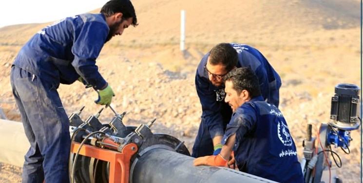 رفع عطش از لبهای خشکیده فارس با جهاد آبرسانی