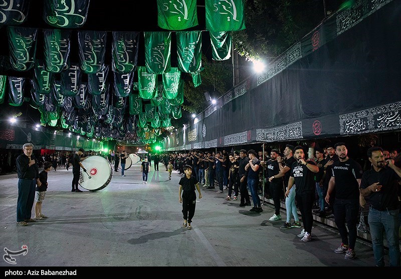 عزاداری مردم لرستان در شب عاشورا + تصویر