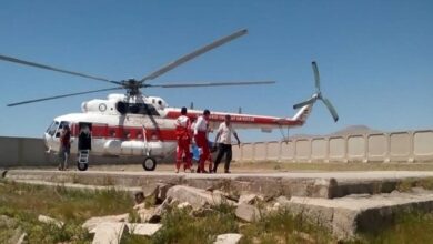 هلال احمر با بالگرد و اتوبوس برای امداد احتمالی در مراسم یومالعباس آماده شد