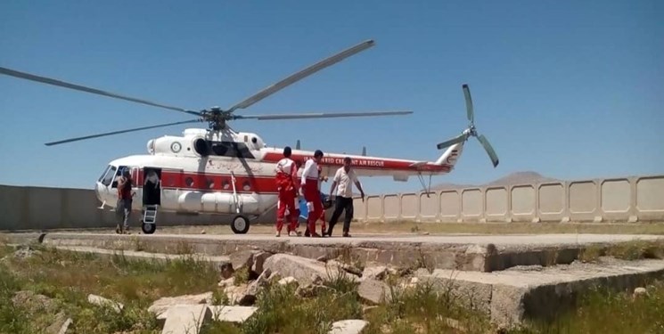 هلال احمر با بالگرد و اتوبوس برای امداد احتمالی در مراسم یومالعباس آماده شد