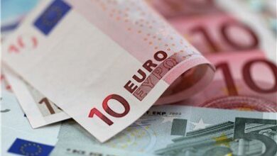 کاهش قیمت یورو در مرکز مبادله و بازار آزاد طی هفته گذشته