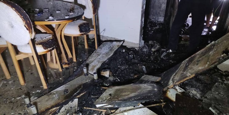 آتشسوزی در مجتمع پالادیم تهران