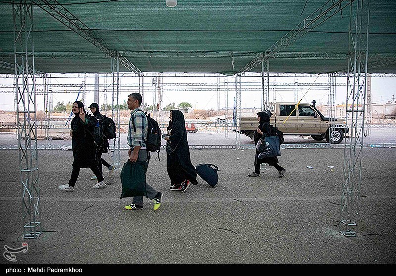 آخرین اخبار اربعین از مرزهای خوزستان/ تردد بیش از ۱۸ هزار زائر اربعین از مرز چذابه