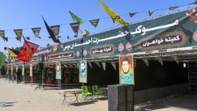 استقرار موکبهای استان بوشهر از ۲۰ محرم در مسیر پیادهروی اربعین حسینی