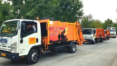 اعزام ماشینآلات پسماند همدان به کربلا