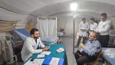 برپایی بیمارستان صحرایی ارتش در مرز چذابه + فیلم