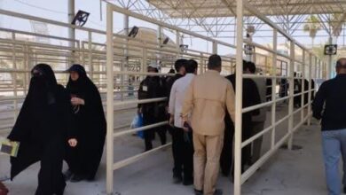 بیش از ۹ هزار زائر تاکنون از گذرگاه رسمی خسروی عازم عراق شدهاند