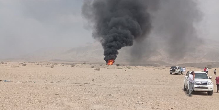 تازهترین جزییات آتش سوزی خط لوله نفتی در هرمزگان +فیلم