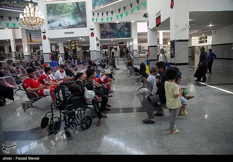 تردد زائران اربعین از پایانه مرزی خوزستان