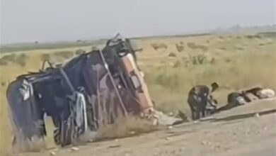 جادههای ارتباطی گتوند به وضعیت اسفناک و مرگباری تبدیل شده است