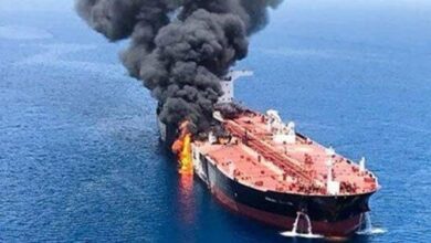 جزئیات آتشسوزی و نجات جان 22 خدمه کشتی خارجی در خلیجفارس