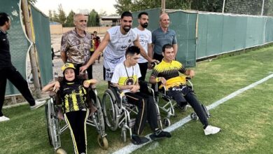 حضور سرزده ستارهها در تمرین سپاهان + تصاویر