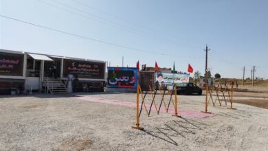 خدماترسانی بیمارستان سیار سپاه در مرز خسروی/ استقرار دو سامانه درمانی سیار سپاه در عراق