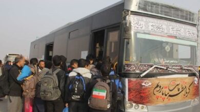 سهم 25 درصدی ناوگان حملونقلعمومی جادهای در اعزام زوار به پایانههای مرزی